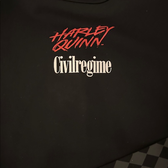 Civil Regime X Marvel Harley Quinn Crop Top Long Sleeve - Picture 4 of 9